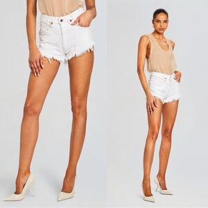 Retrofete Tessa Short in White Sz 28
